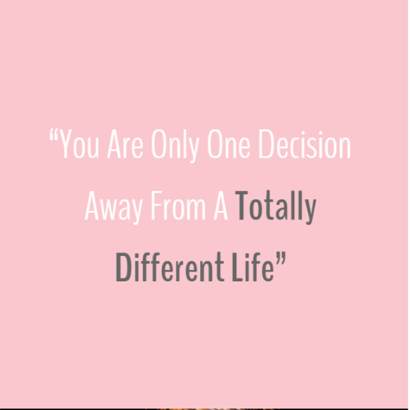 Quote - Totally different life